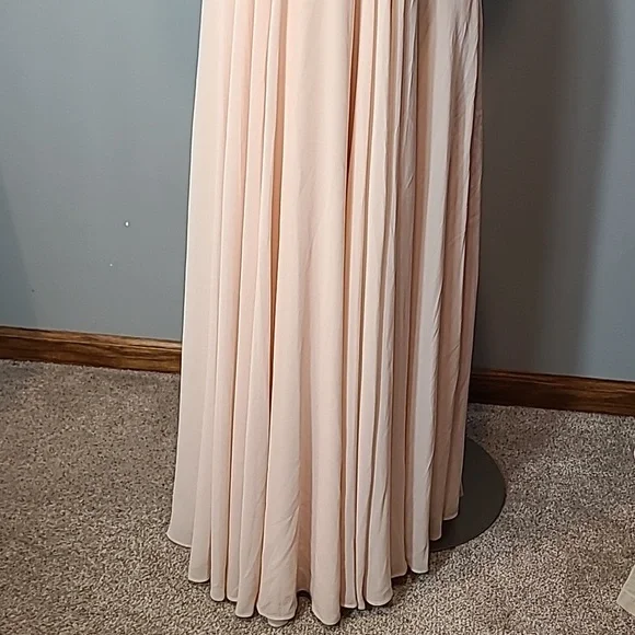 Lulus All About Love‎ Pink Formal Maxi Dress Size Small Prom Gilded Hoco Fairy - Picture 3 of 11